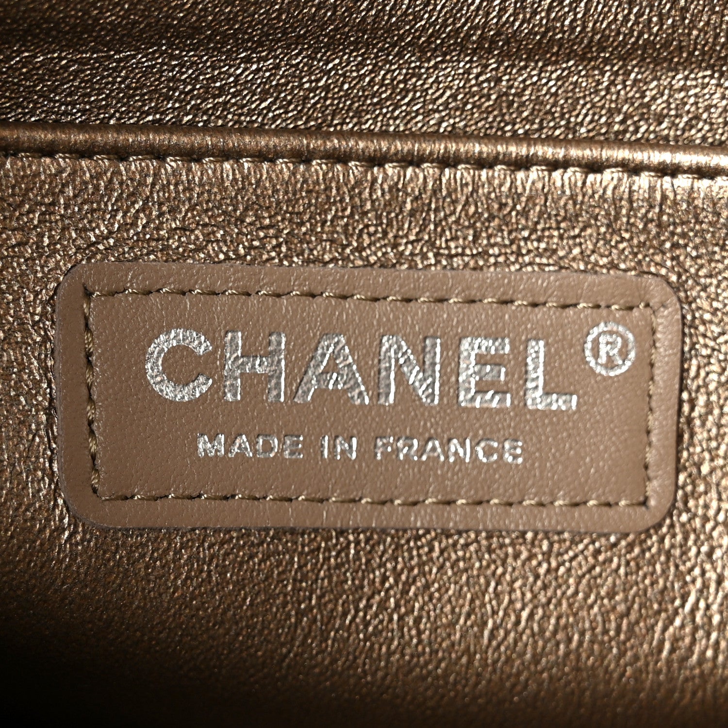 Chanel Iridescent Caviar Quilted Mini Rectangular Flap Bronze 6 of 12