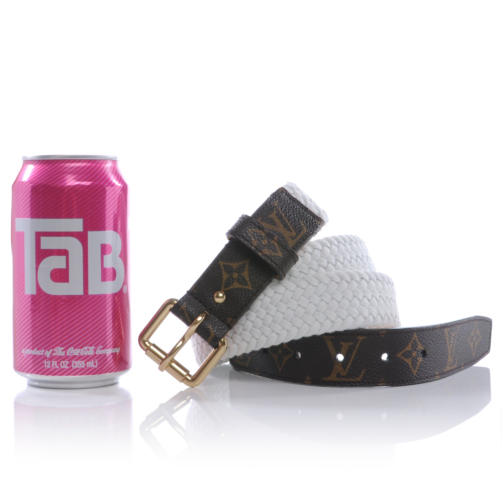 Louis Vuitton Monogram Woven Belt 100 40 6 of 6