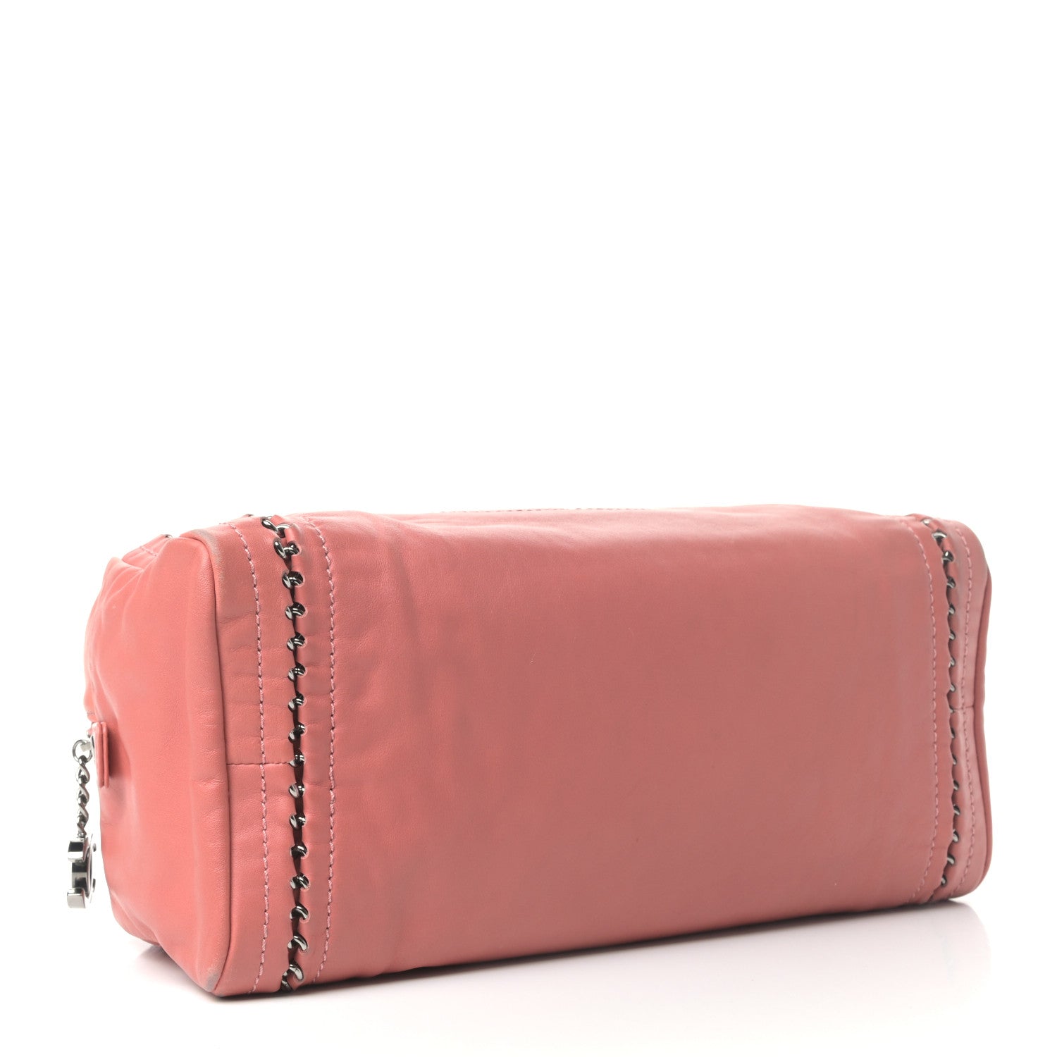 Chanel Smooth Calfskin Medium Luxe Ligne Bowler Pink 4 of 12