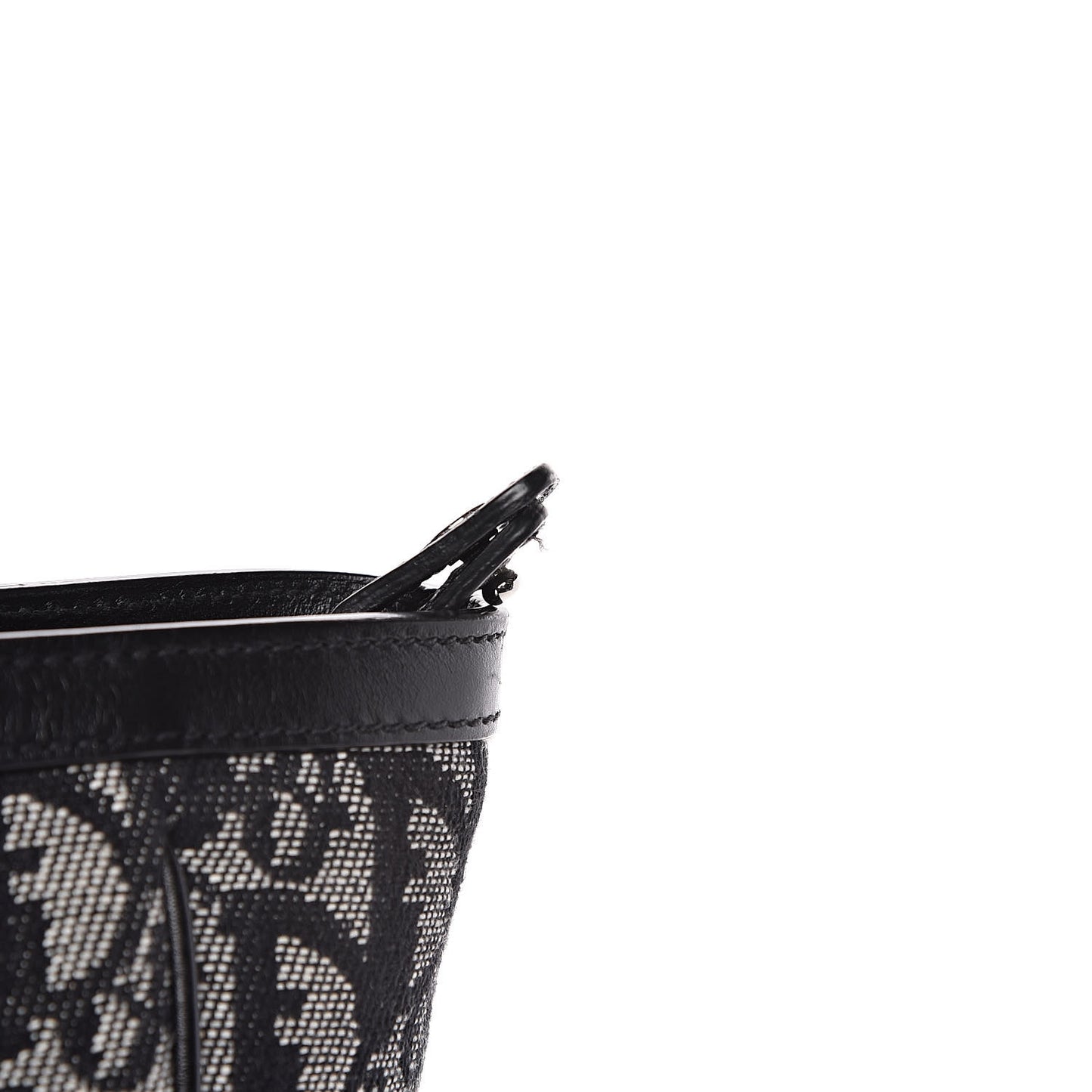 Denim Calfskin Monogram Tote Black
