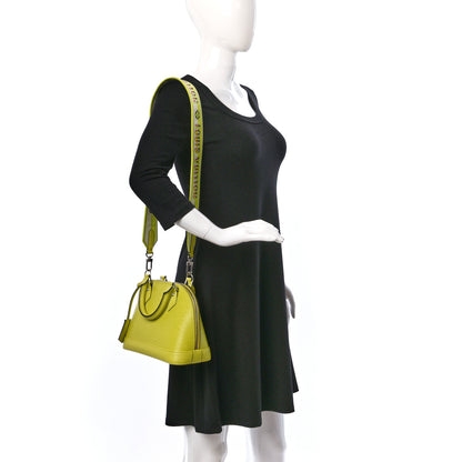 Louis Vuitton Epi Jacquard Alma BB Yellow Citron 2 of 9