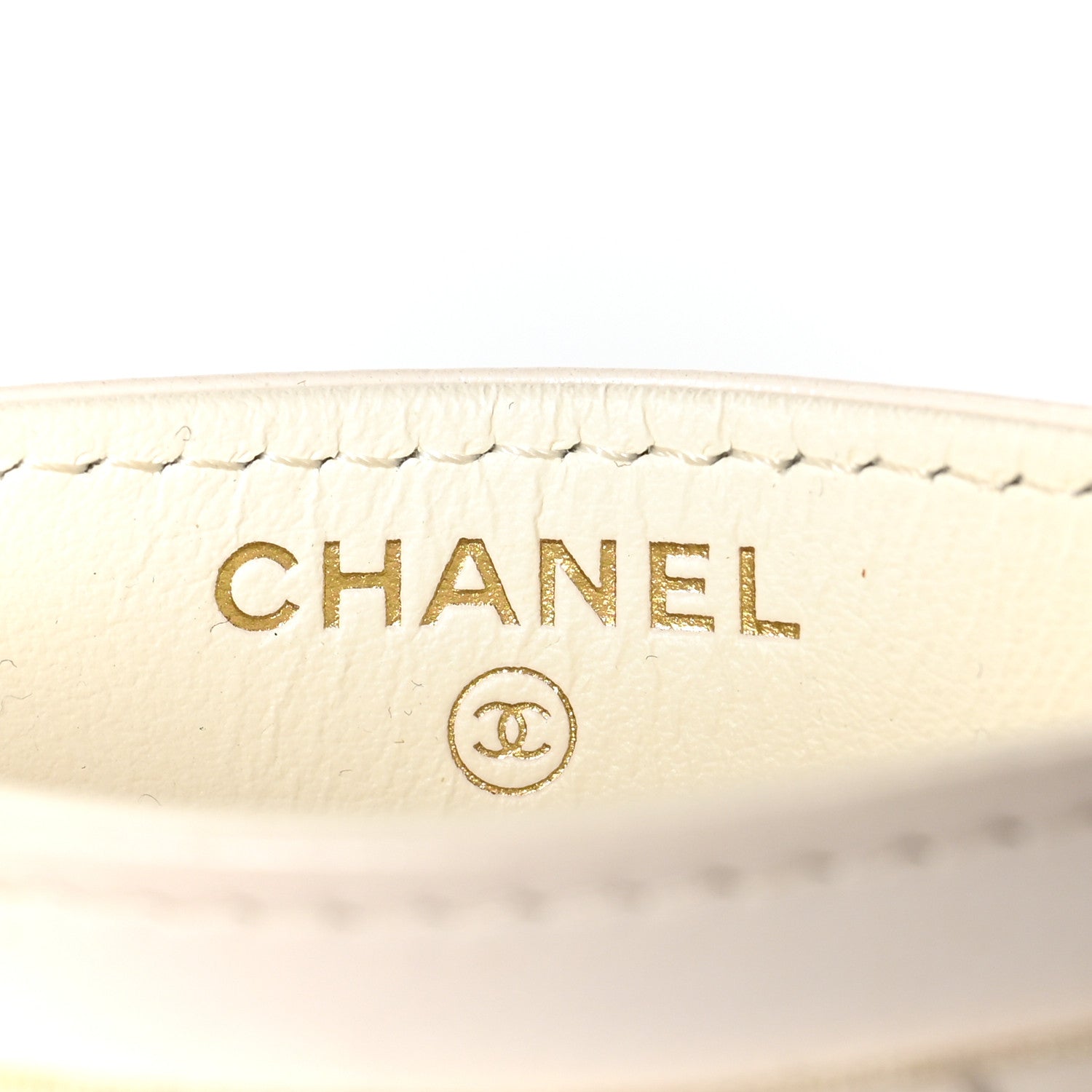Chanel Lambskin Quilted Card Holder White 7 of 13