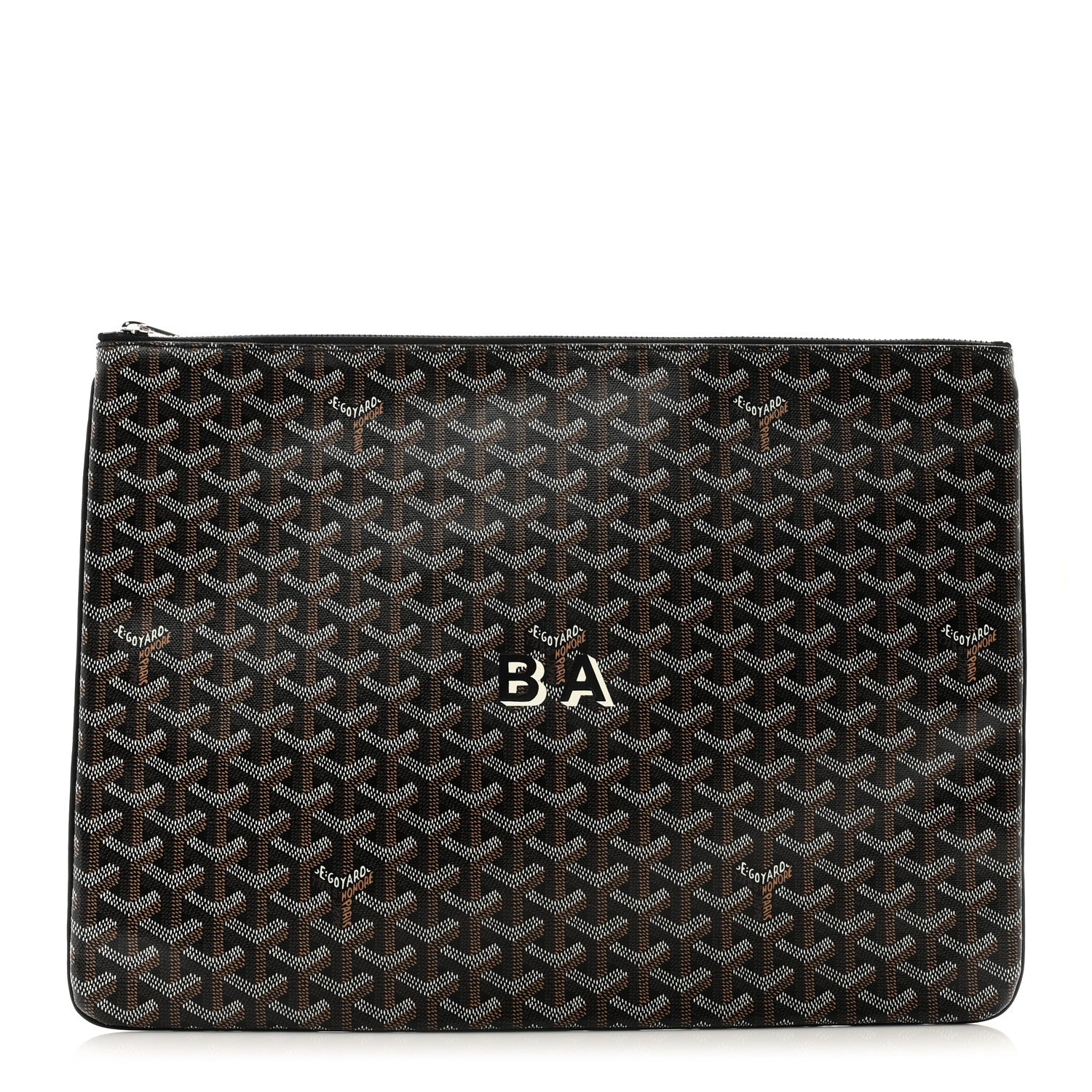 Goyard Goyardine Senat Pochette GM Black 1 of 6