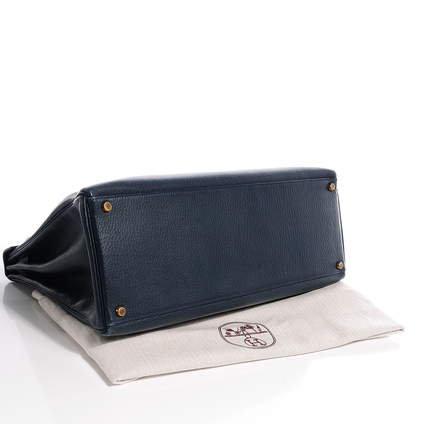 Taurillon Clemence Kelly 40 w/ Pelican Cadena Lock Bleu Marine