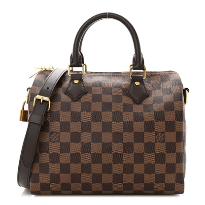 Louis Vuitton Damier Ebene Speedy Bandouliere 25 1 of 11