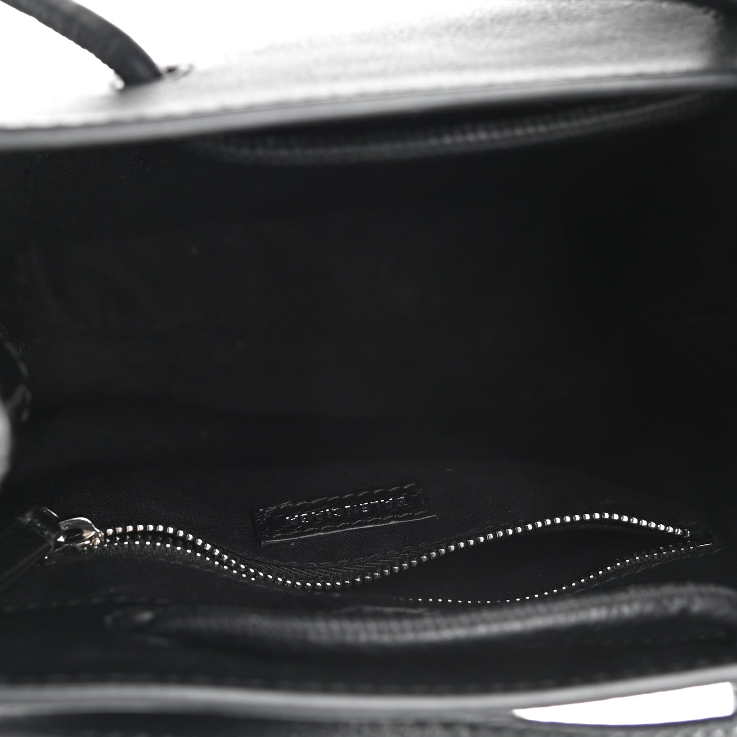 Balenciaga Calfskin Logo XXS Shopping Tote Black 9 of 23