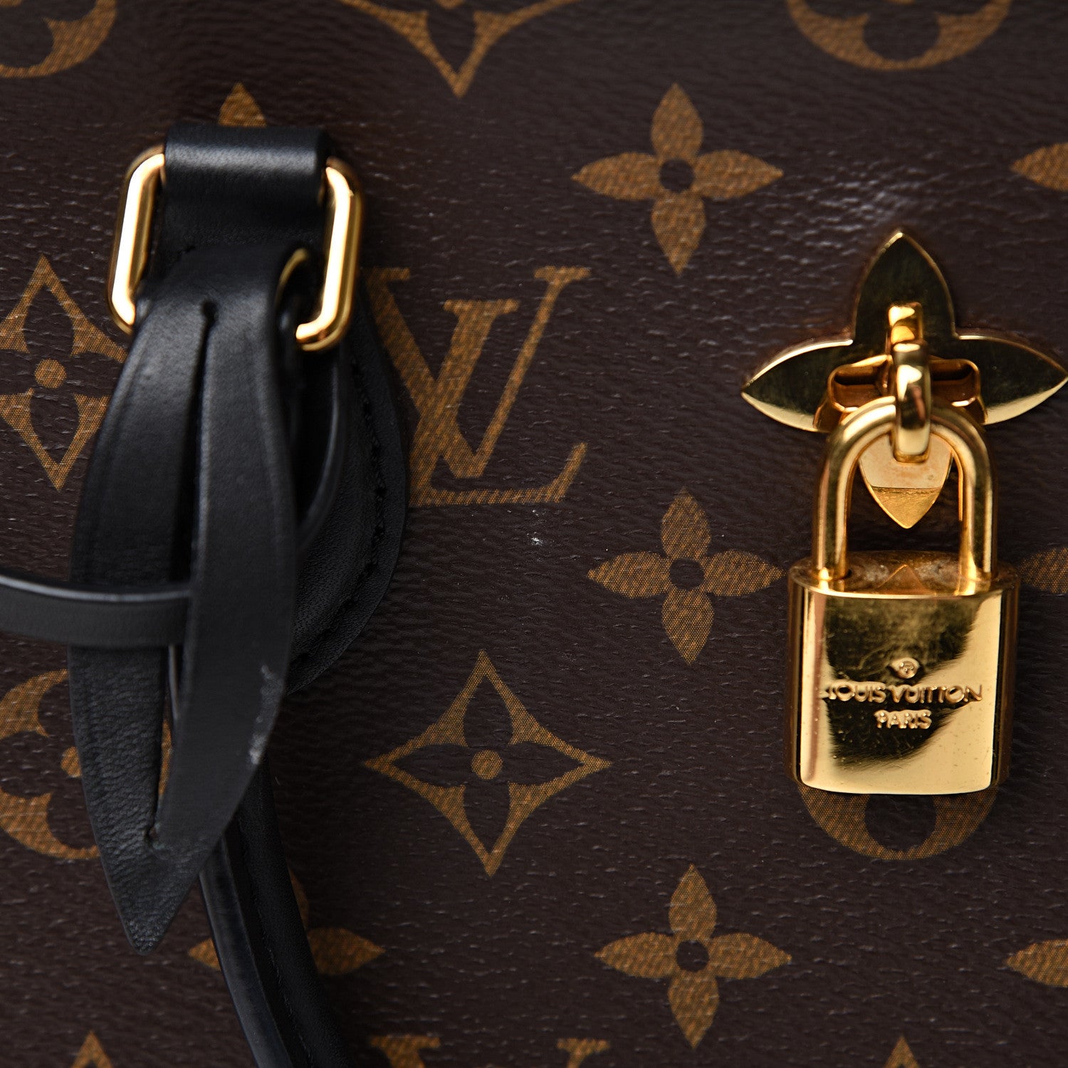 Louis Vuitton Monogram Flower Tote Black 12 of 12