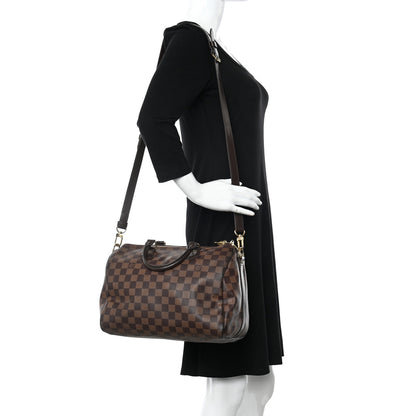 Louis Vuitton Damier Ebene Speedy Bandouliere 30 2 of 11