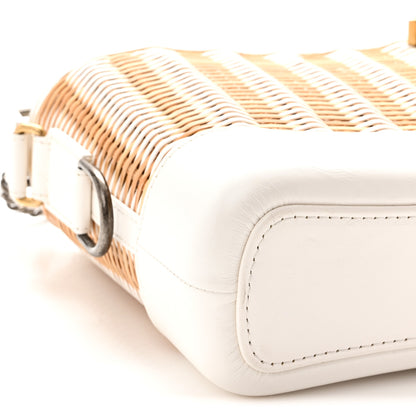 Chanel Rattan Calfskin Small Gabrielle Hobo Beige Ivory 9 of 10
