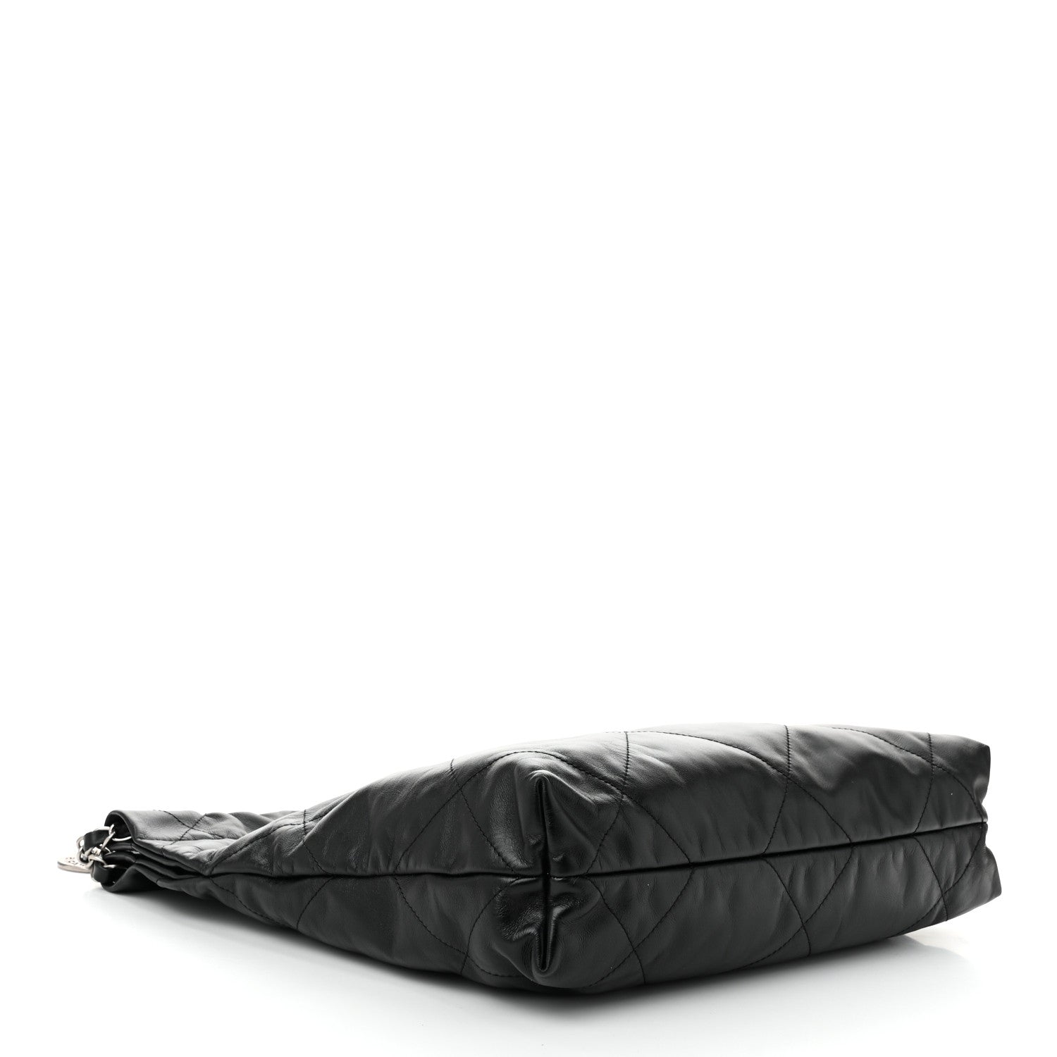 Chanel Shiny Calfskin Quilted Small Chanel 22 Black 5 of 11