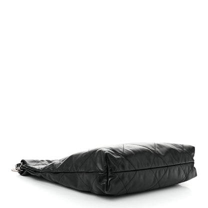 Chanel Shiny Calfskin Quilted Small Chanel 22 Black 5 of 11