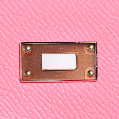 Hermes Epsom Kelly Longue Wallet Rose Confetti 10 of 16