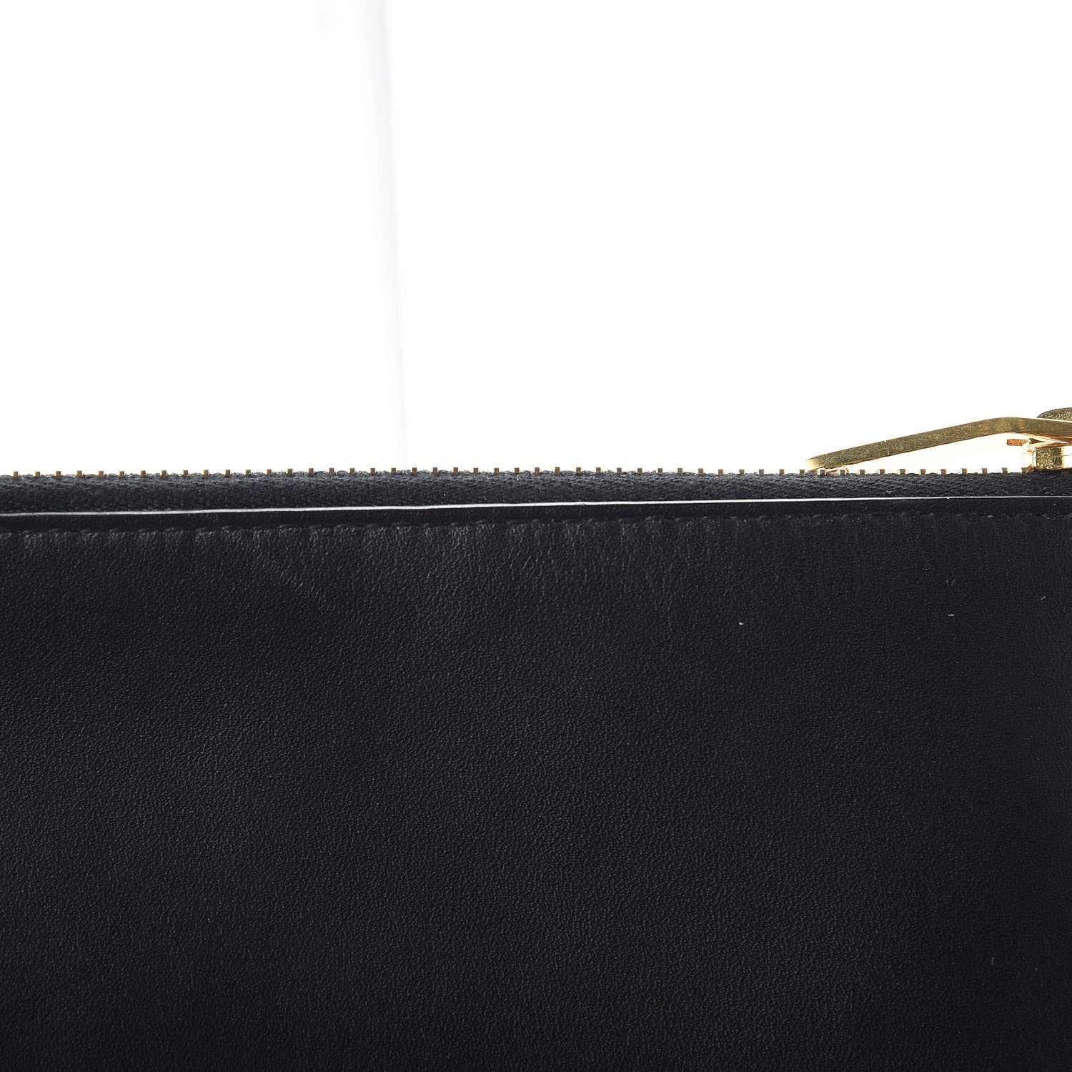Saint Laurent Calfskin Zipped Clutch Black 12 of 12