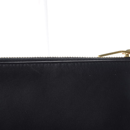 Saint Laurent Calfskin Zipped Clutch Black 12 of 12