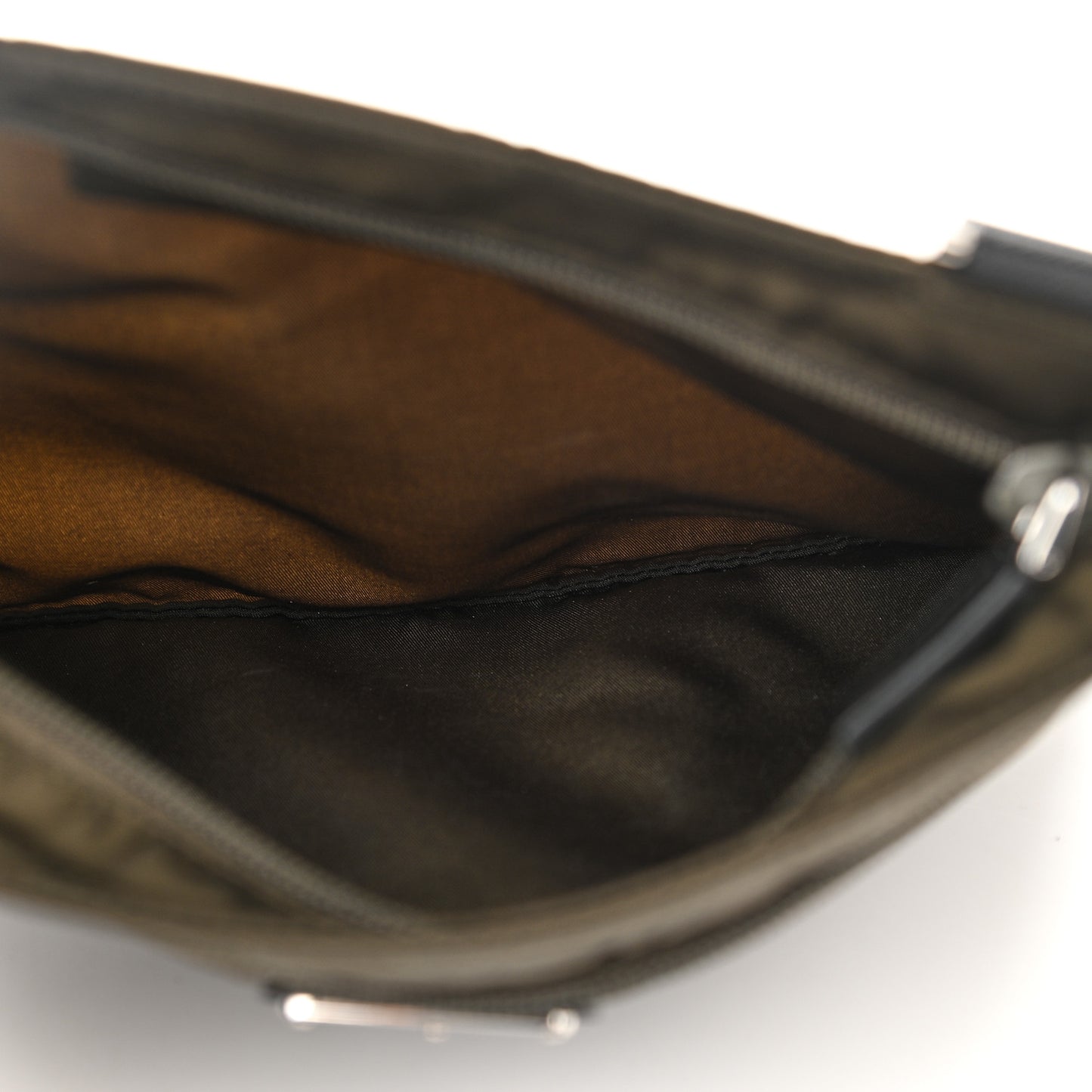 Nylon Vela Sport Flat Messenger Bag Bruciato