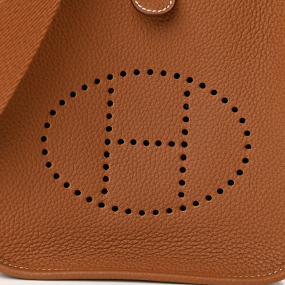 Hermes Taurillon Clemence Evelyne TPM Gold 8 of 11