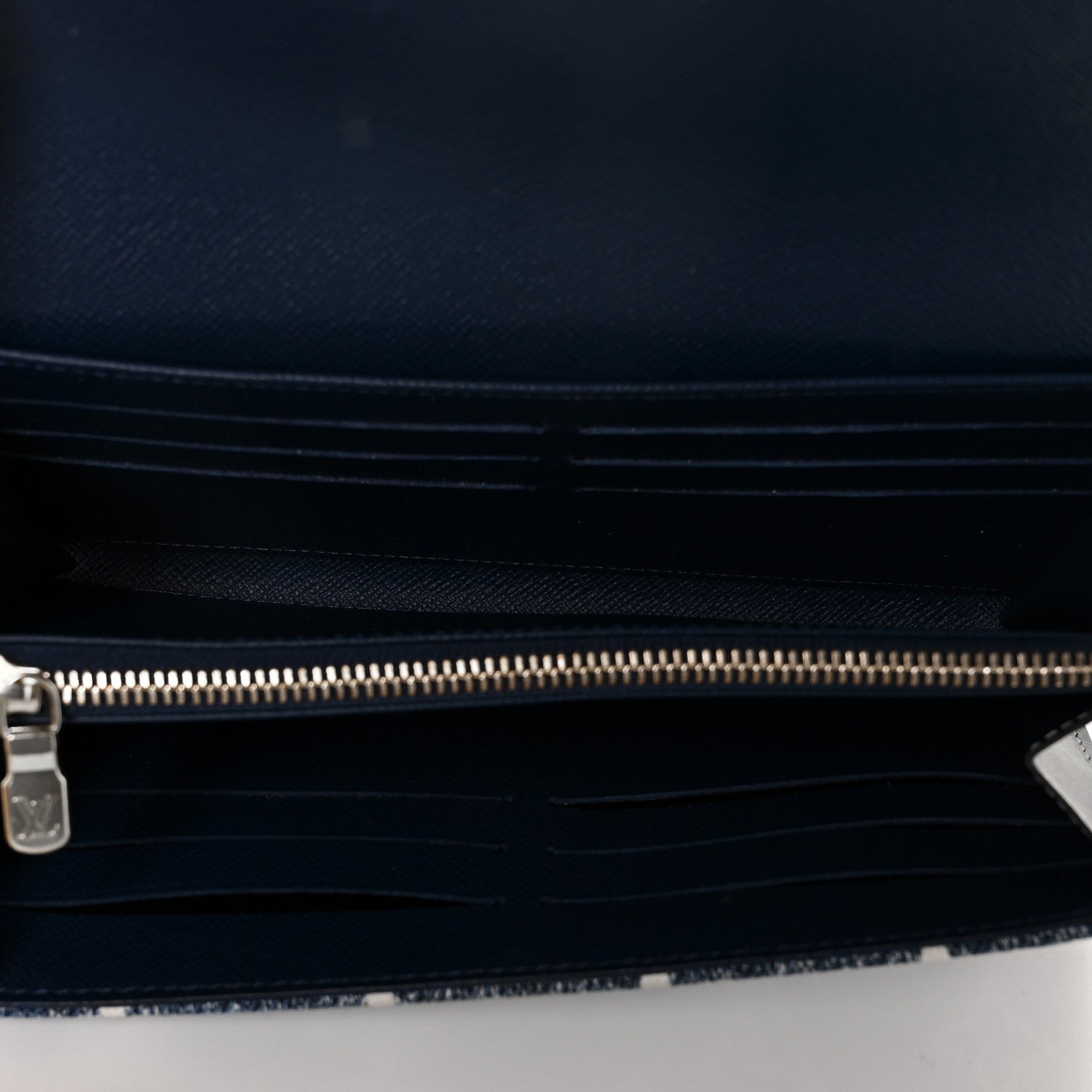 Louis Vuitton Monogram Jacquard Denim Sarah Wallet Bleu 5 of 8