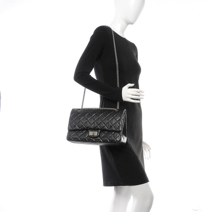 Chanel Aged Calfskin Quilted 2.55 Reissue 227 Flap Black 3 of 9
