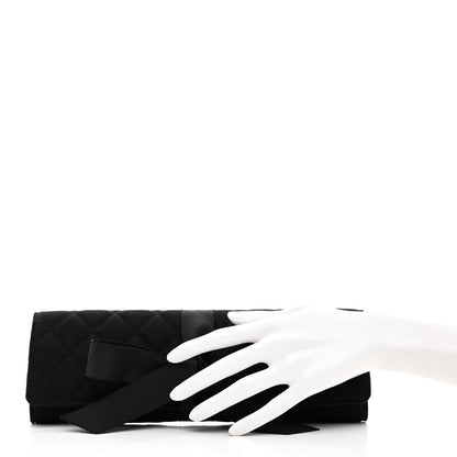 Chanel Grosgrain Quilted Jewelry Roll Case 2 of 12