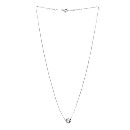 Tiffany Platinum Diamond .60ct Elsa Peretti Diamonds by the Yard Pendant Necklace 3 of 9