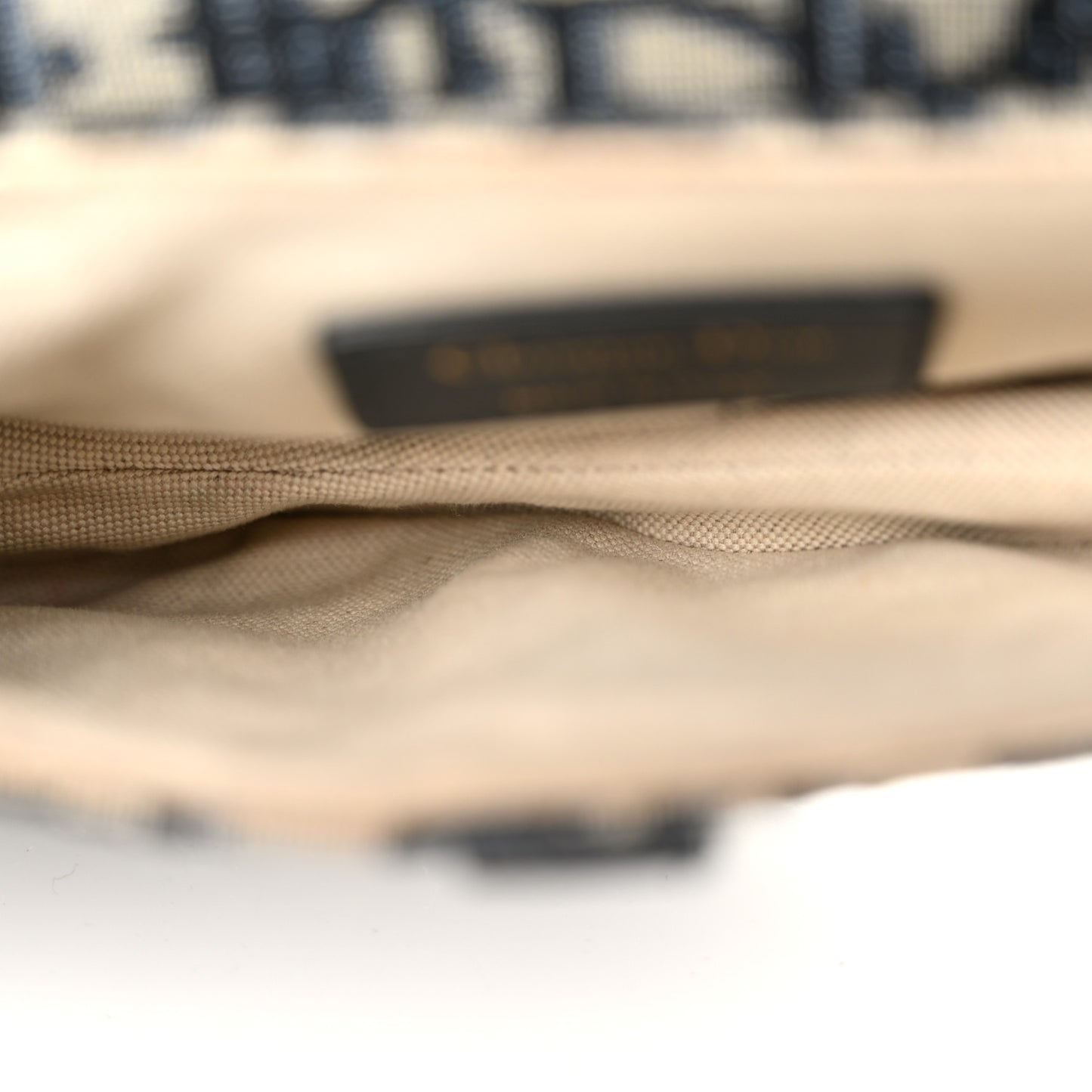 Oblique Mini Saddle Bag Blue