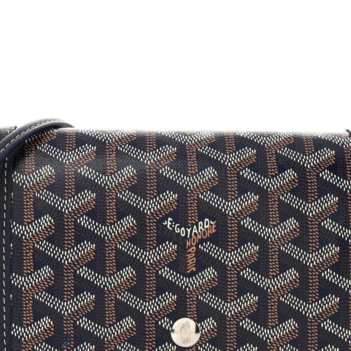 Goyardine Plumet Wallet Clutch Navy