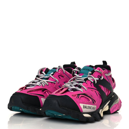 Balenciaga Mesh Fabric Womens Track Sneakers 37 Pink Black 3 of 13