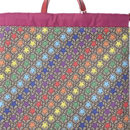 Gucci Soft GG Supreme Monogram Star Print Childrens Drawstring Backpack Multicolor 8 of 8