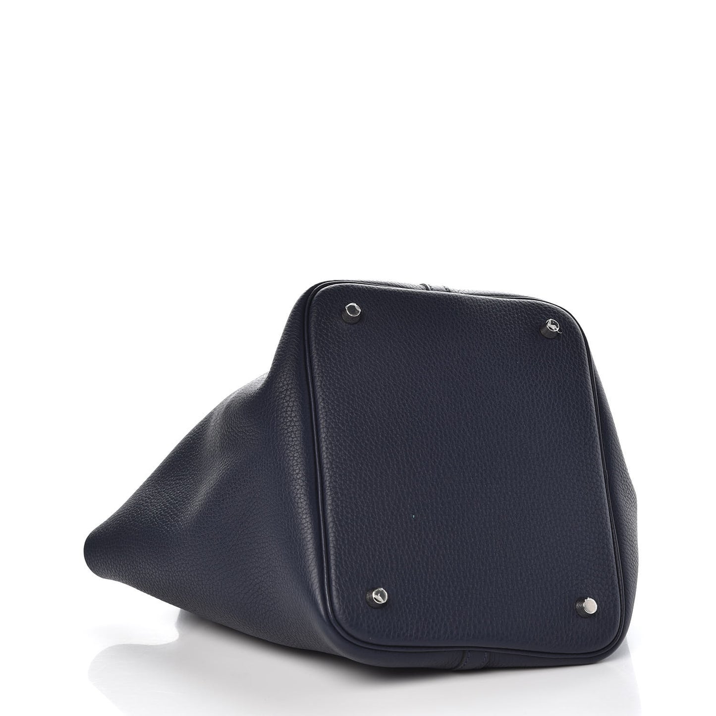 Taurillon Clemence Picotin Lock 22 MM Bleu Nuit Bleu Electrique