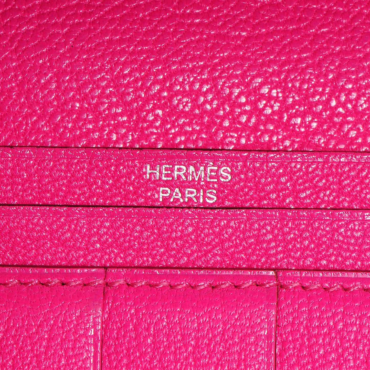 Chevre Mysore Bearn Gusset Wallet Rose Tyrien
