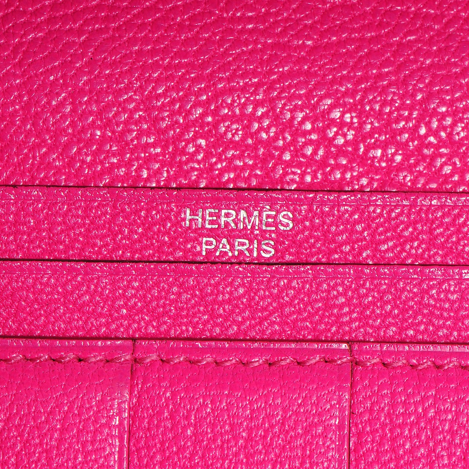 Hermes Chevre Mysore Bearn Gusset Wallet Rose Tyrien 5 of 8