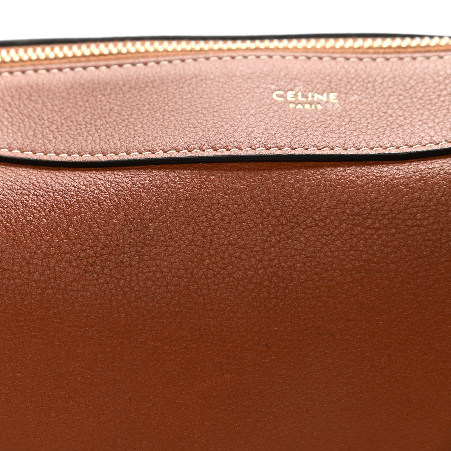Supple Calfskin Medium Romy Shoulder Bag Tan