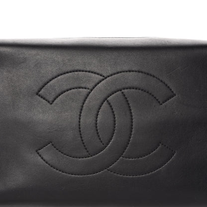 Chanel Calfskin Quilted Small Easy Shopping Tote Black 13 of 13