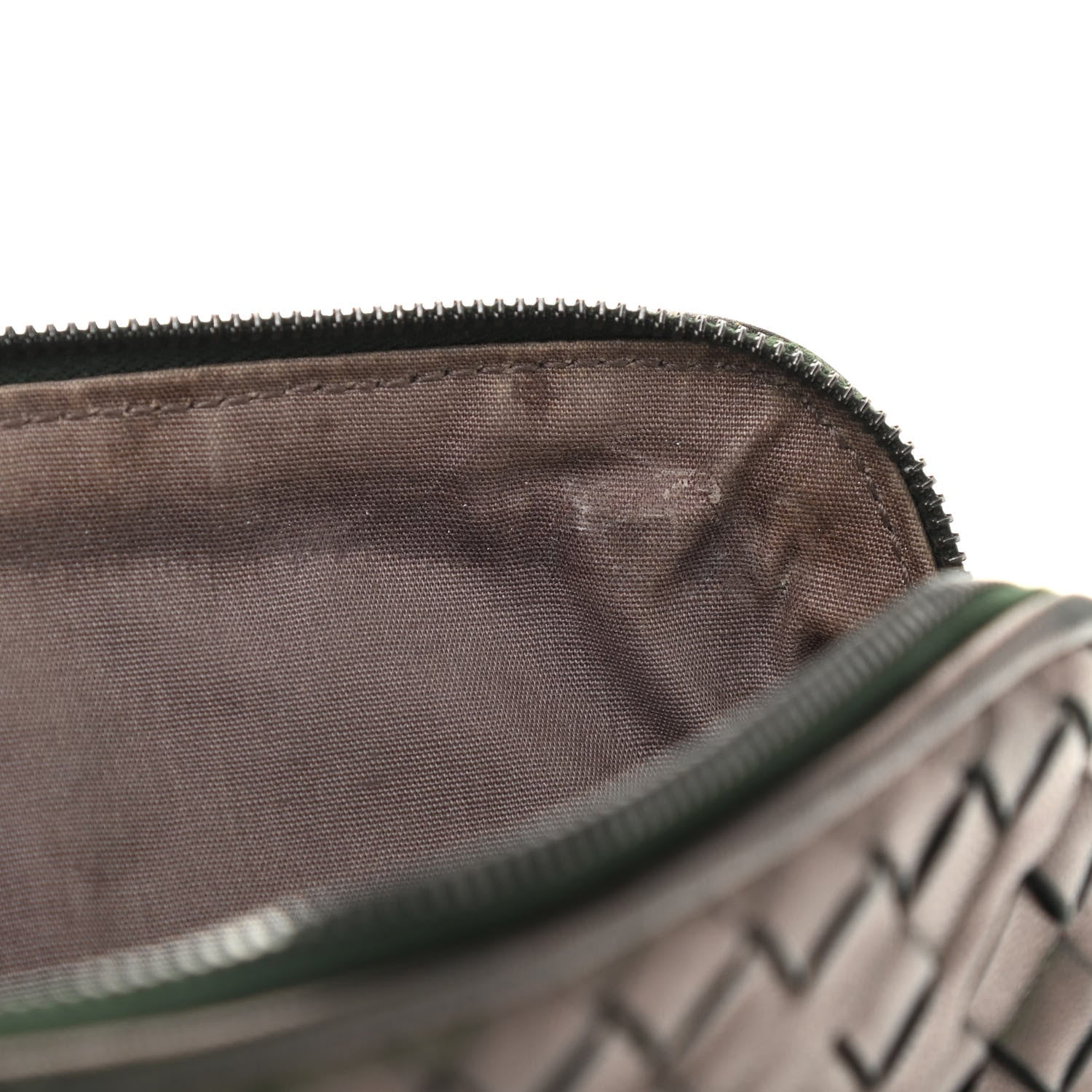 Bottega Veneta Iridescent Scarabee Small Cosmetic Pouch Green 9 of 14
