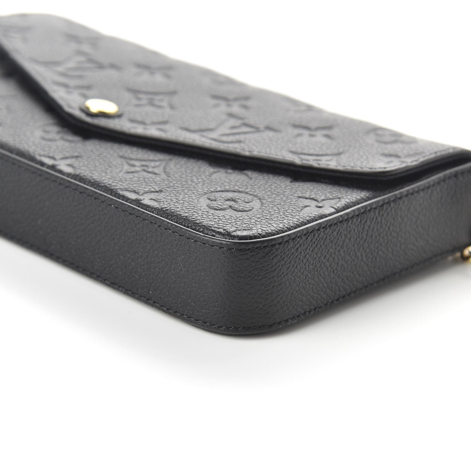 Louis Vuitton Empreinte Pochette Felicie Chain Wallet Black 7 of 10