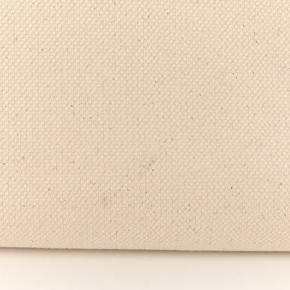 Celine Canvas Calfskin Logo Print Horizontal Cabas Natural Tan 11 of 11