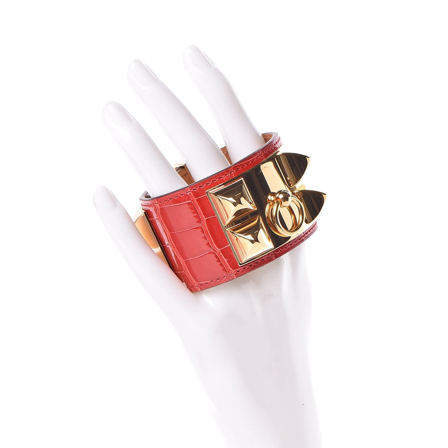 Shiny Alligator Collier De Chien CDC Bracelet T2 Rouge De Coeur
