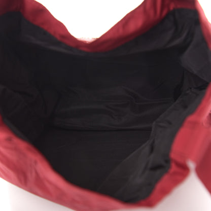 Miu Miu Nylon Logo Shopping Tote Red 5 of 10