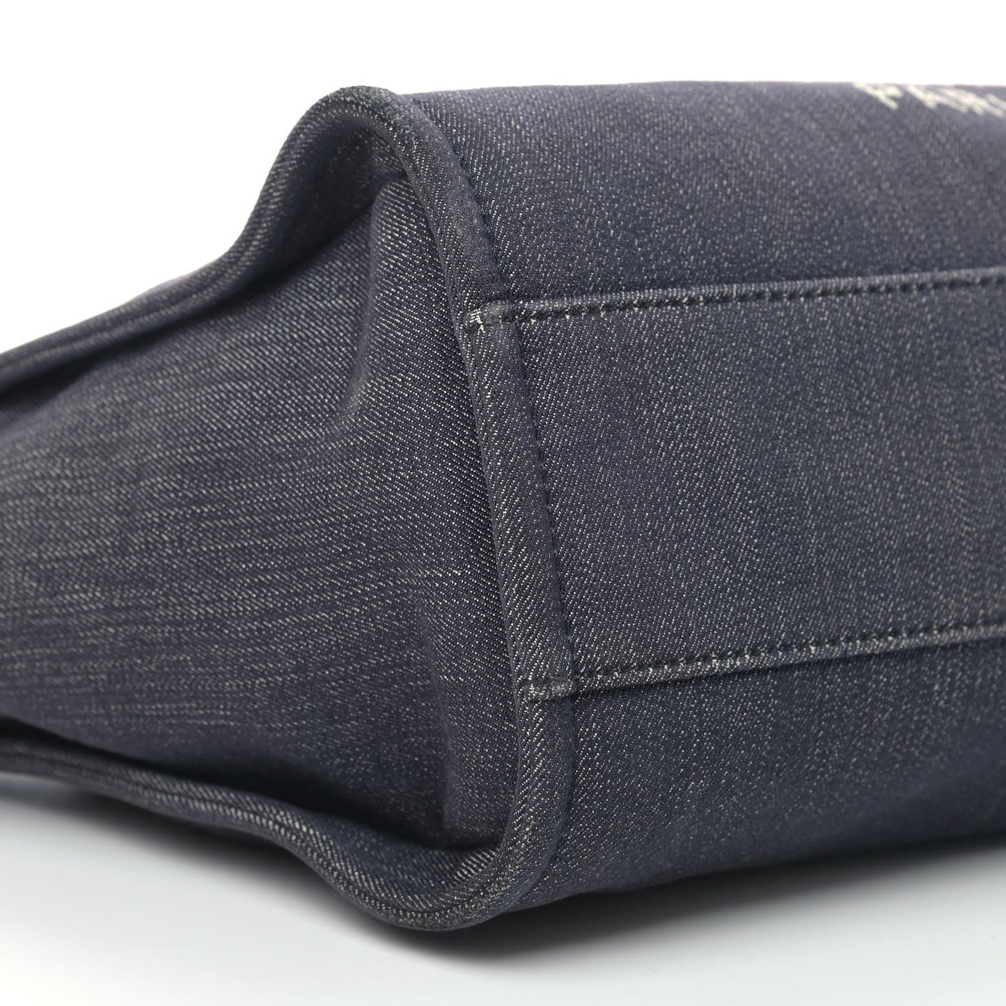 Denim Small Deauville Tote Dark Blue