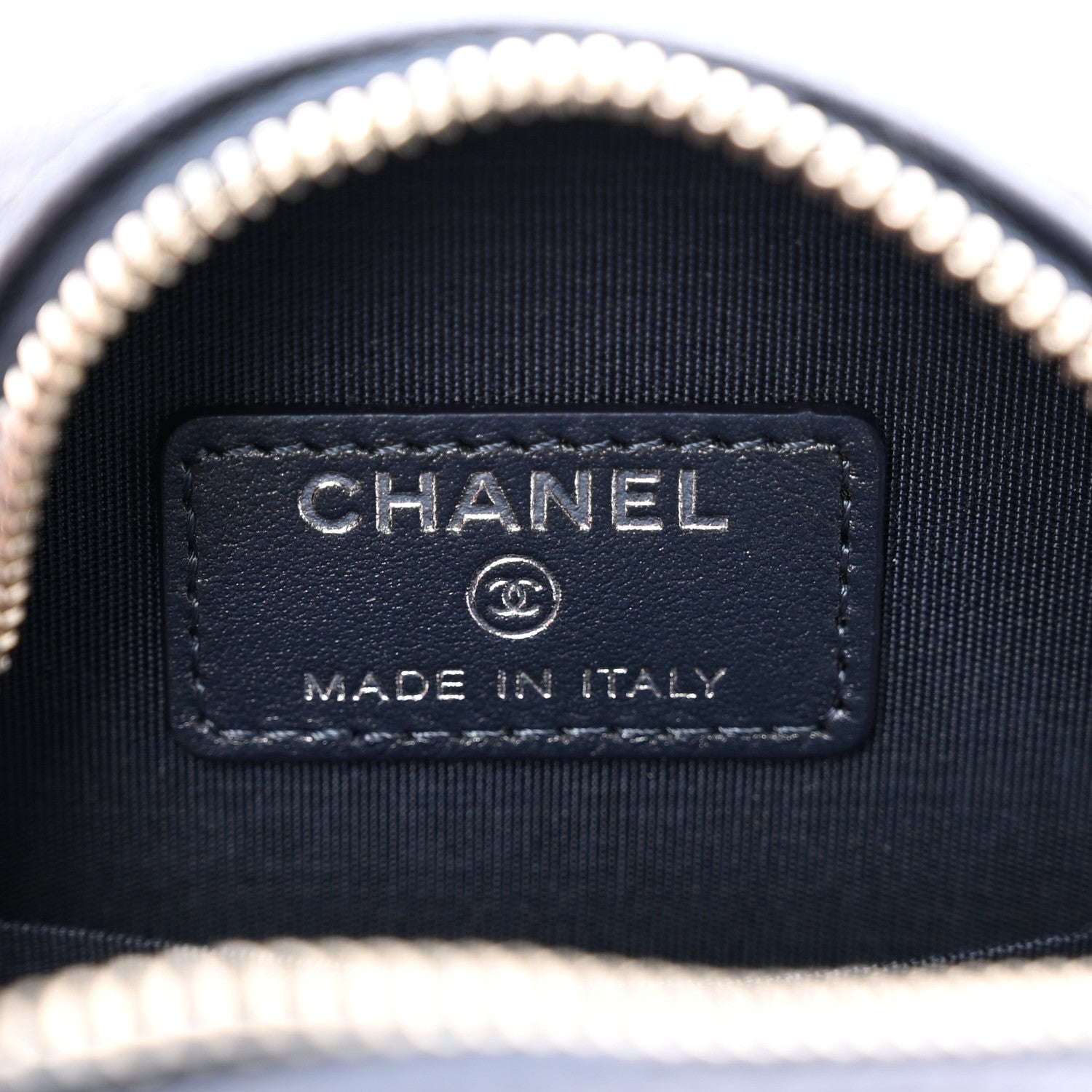Chanel Goatskin Camellia Quilted Round Clutch With Chain 6 of 10