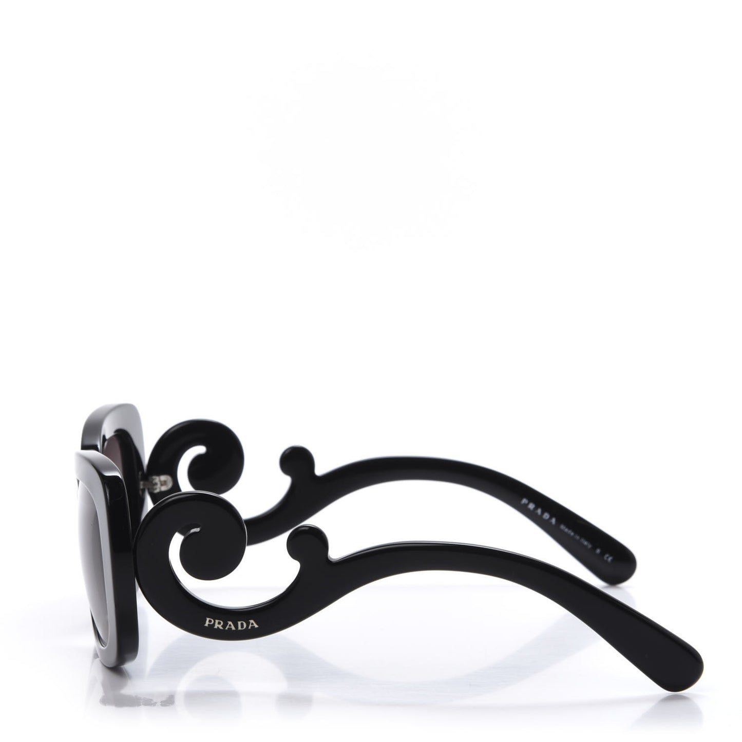 Acetate Baroque Sunglasses SPR 27O Black