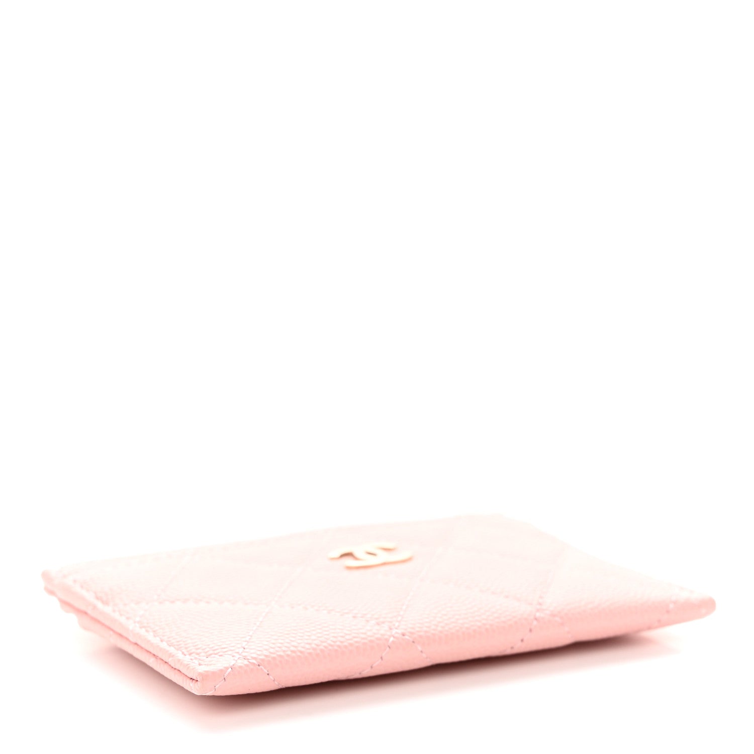 Chanel Caviar Quilted Card Holder Light Pink 4 of 9