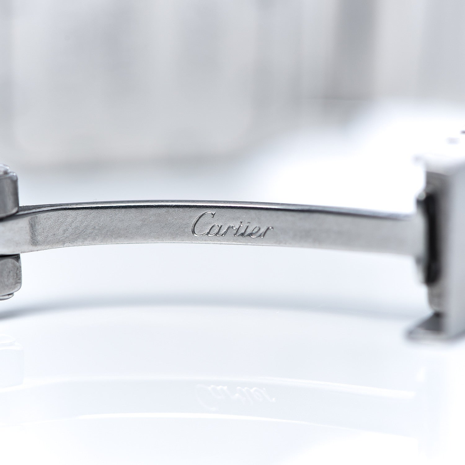 Cartier Stainless Steel 24mm Santos de Cartier Galbee Quartz Watch 5 of 6