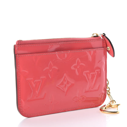 Louis Vuitton Vernis Key Pouch Rose Litchi 3 of 6
