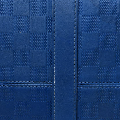 Louis Vuitton Damier Infini Keepall Bandouliere 45 Neptune 16 of 33