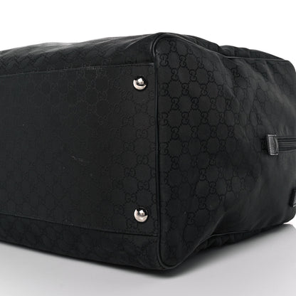 Gucci Denim Monogram Large Duffle Black 8 of 9