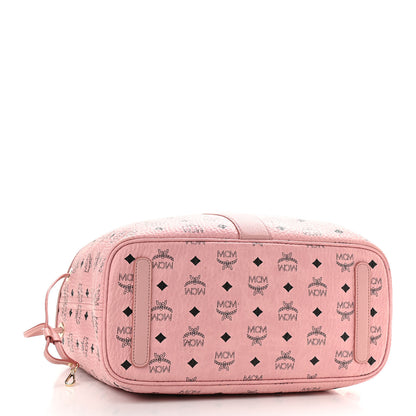 MCM Visetos Medium Liz Reversible Shopper Tote Soft Pink 7 of 18