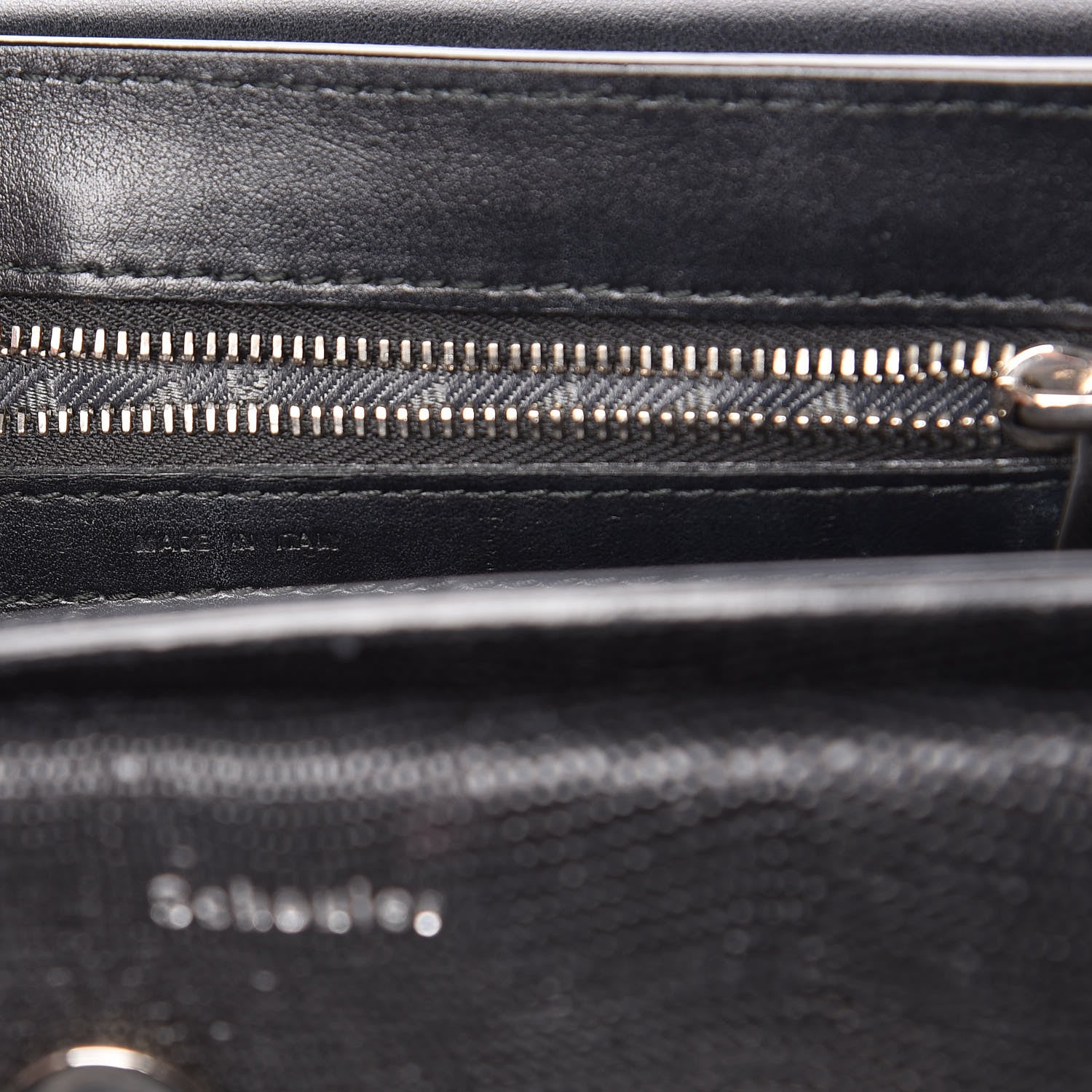 Proenza Schouler Calfskin Lizard Embossed Mini PS11 Classic Shoulder Bag Black 7 of 13
