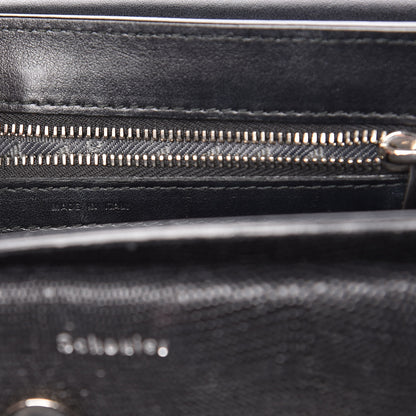 Proenza Schouler Calfskin Lizard Embossed Mini PS11 Classic Shoulder Bag Black 7 of 13
