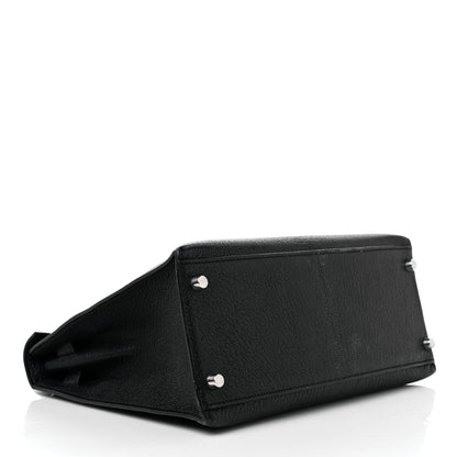 Hermes Chevre Mysore Kelly Sellier 28 Black 4 of 21